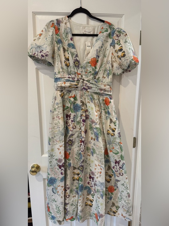 Anthropologie Dresses & Skirts - Anthropologie Katerina Cream Floral Dress